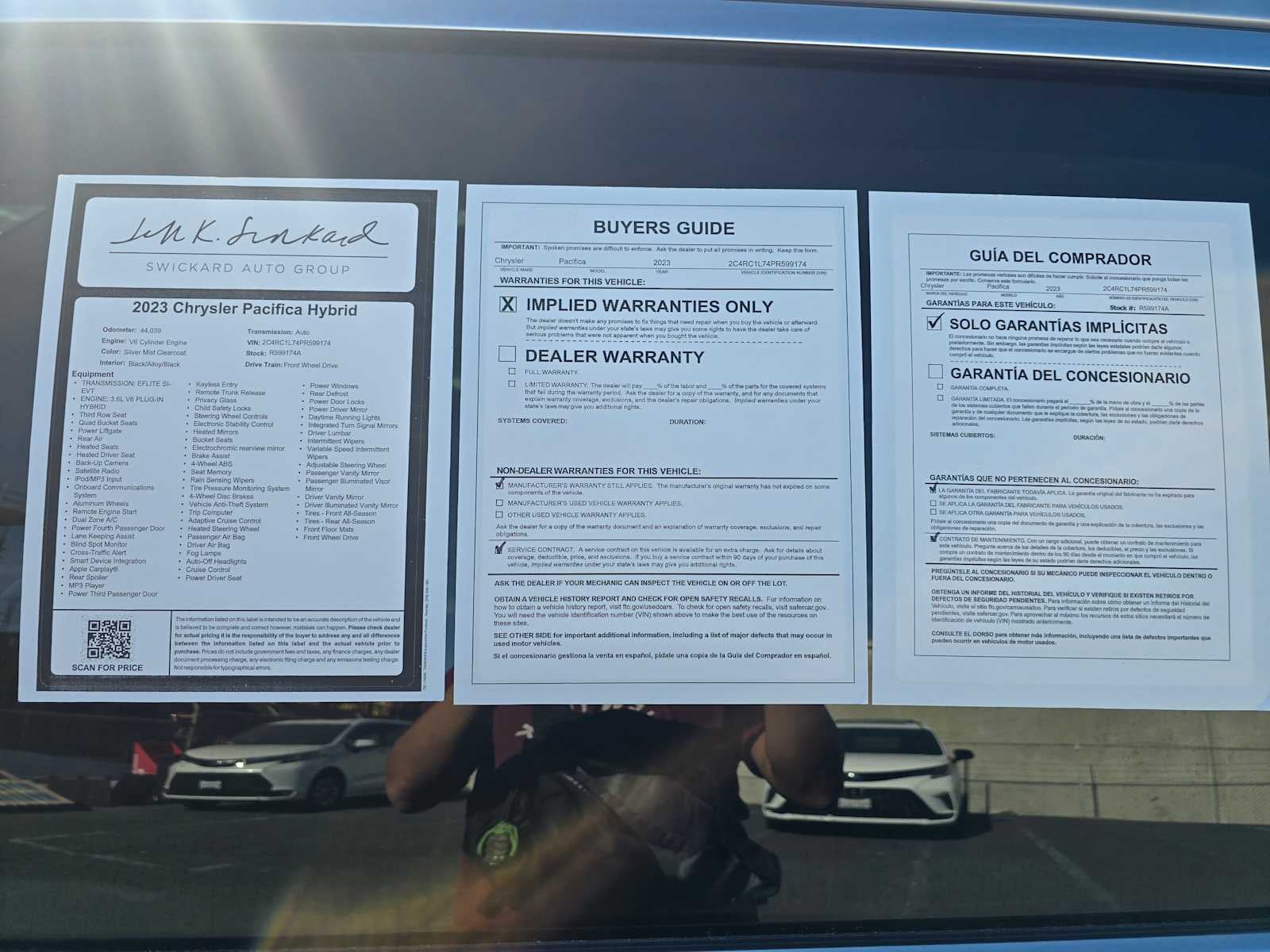 2023 Chrysler Pacifica Hybrid Touring L