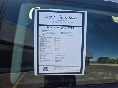 2015 Volkswagen Golf TSI S