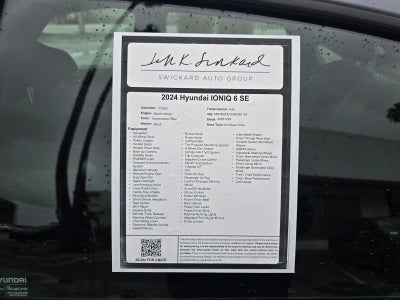2024 Hyundai IONIQ 6 SE