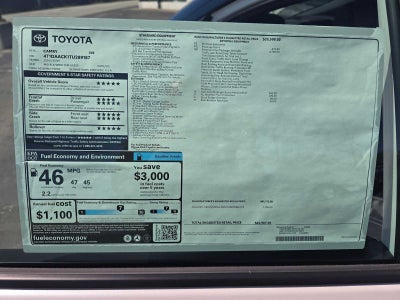 2026 Toyota Camry XSE