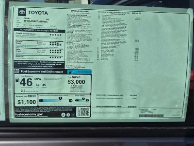 2026 Toyota Camry XSE