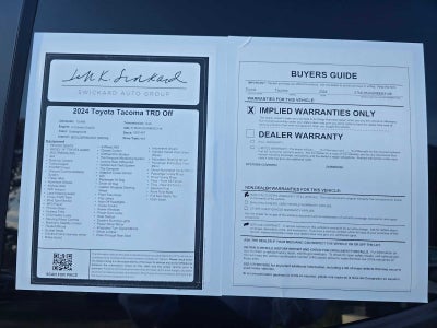 2024 Toyota Tacoma TRD Off Road