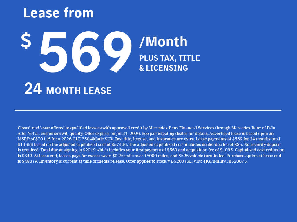 2026 Mercedes-Benz GLE 350 4MATIC® SUV