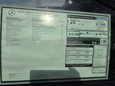 2026 Mercedes-Benz AMG® GLE 53 4MATIC®+ Coupe