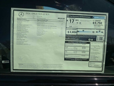 2026 Mercedes-Benz AMG® GLS 63 4MATIC®+ SUV