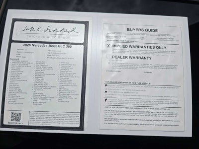 2026 Mercedes-Benz GLC 300 4MATIC® SUV