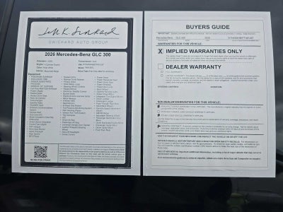 2026 Mercedes-Benz GLC 300 4MATIC® SUV