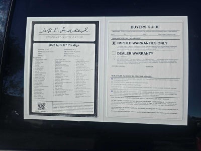 2022 Audi Q7 Prestige