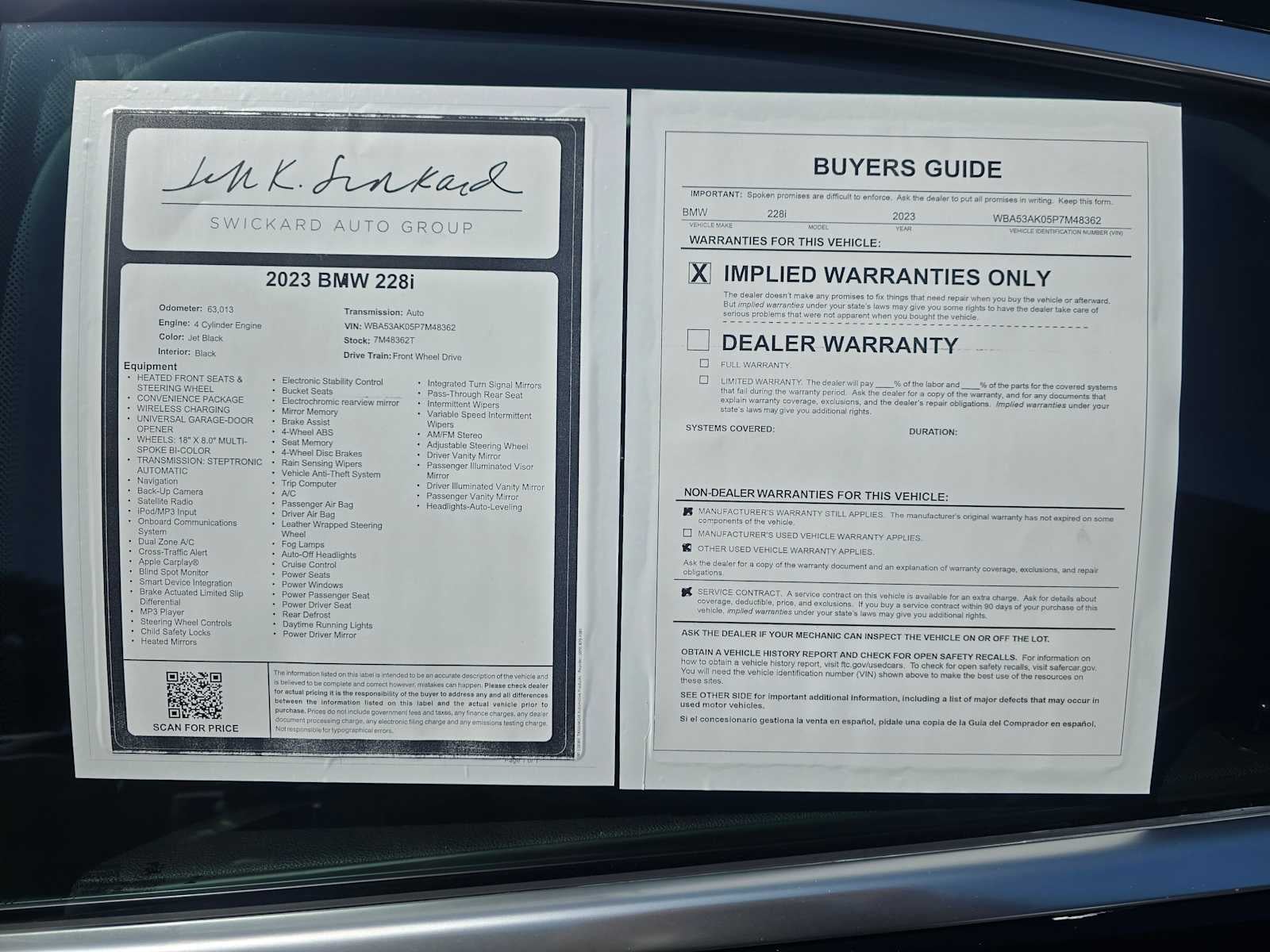 2023 BMW 228i 228i
