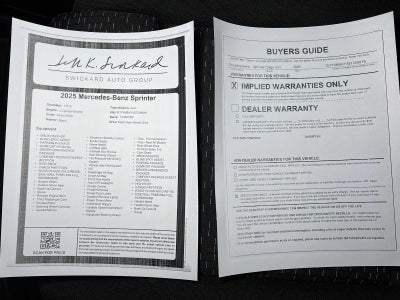 2025 Mercedes-Benz Sprinter 2500 Standard Roof I4 Diesel HO 144" RWD