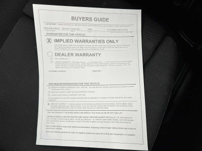 2025 Mercedes-Benz Sprinter Cargo Van 2500 Standard Roof I4 Diesel HO 144 RWD