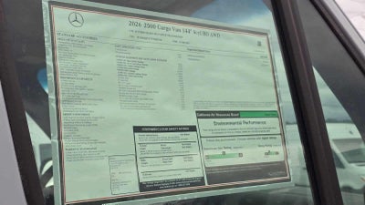 2026 Mercedes-Benz Sprinter 2500 Standard Roof I4 Diesel HO 144" AWD