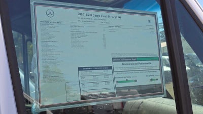 2026 Mercedes-Benz Sprinter 2500 Standard Roof I4 Diesel 144 RWD