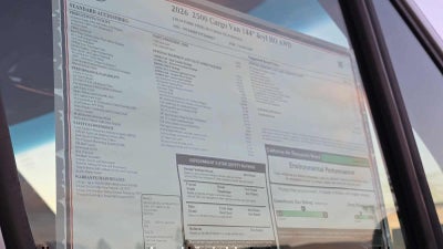 2026 Mercedes-Benz Sprinter 2500 Standard Roof I4 Diesel HO 144 AWD